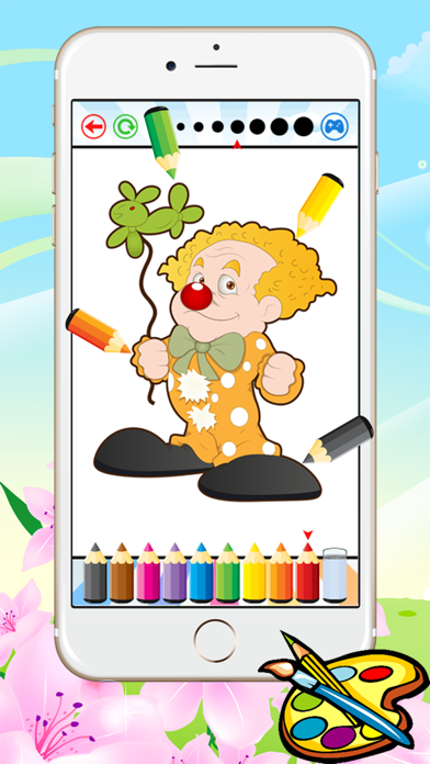 子供のためのサーカスのぬりえ 無料ゲームを描く幼児 Iphoneアプリ