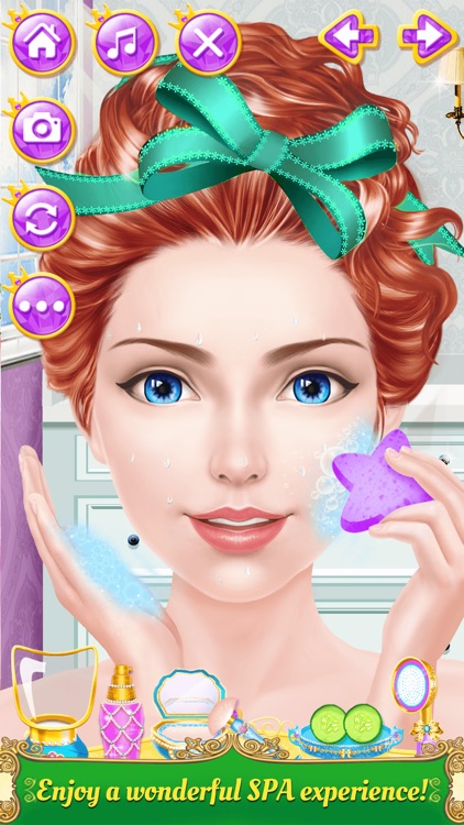 Princess Sisters Salon - Royal Beauty Makeover: SPA, Makeup & Dress Up Game for Girls screenshot-3