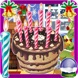 Sal&atilde;o de fabricante de bolo de Natal jogo de cozinha