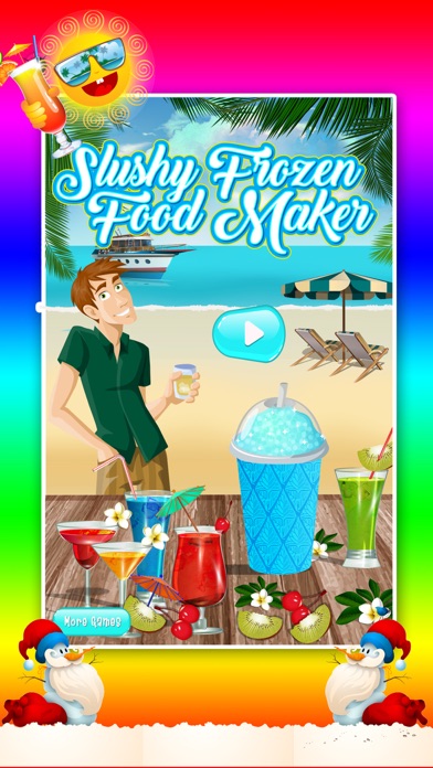 How to cancel & delete Slushy Frozen Food Maker – Free Crazy Summer Fun Cooking Chef Icee Drink maker from iphone & ipad 1