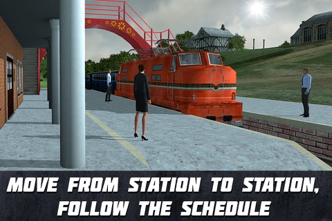 Speed Train Driving Simulator 3D Free screenshot 2