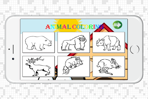 Animals Coloring Book for Kids Game screenshot 2