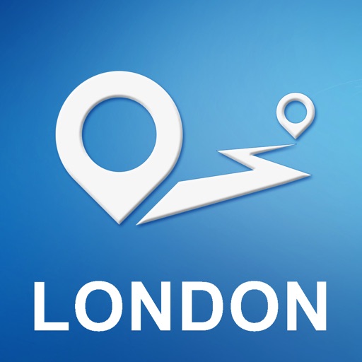 London, UK Offline GPS Navigation & Maps icon