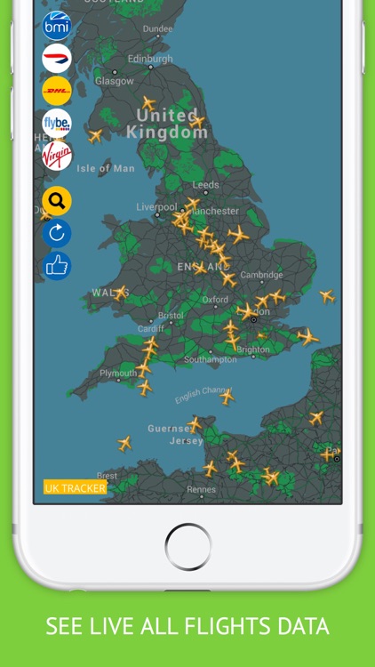 Uk Flights Free Bmi British Airways Flybe Flight Tracker Air