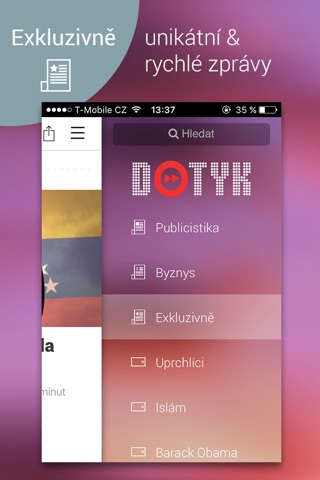 Dotyk screenshot 2