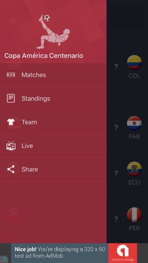 Live Score for Copa America(圖1)-速報App