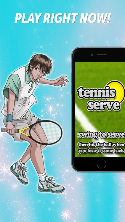 Tennis Serve - Like a real game of tennis!