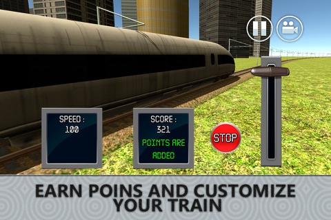 Euro Bullet Train Driving Simulator 3D Full screenshot 4