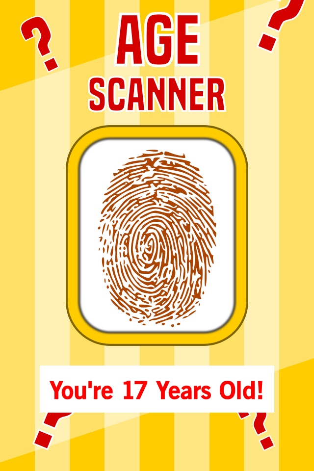 Age Fingerprint Scanner - How Old Are You? Detector Pro HD screenshot 2
