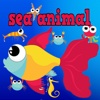 Easy Sea Animals Jigsaw Puzzle Matching Games for Free Kindergarten Games or 3,4,5 to 6 Years Old