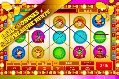 The Tribal Slot Machine: Enjoy the digital coin wagering and gain Native American bonuses screenshot 3
