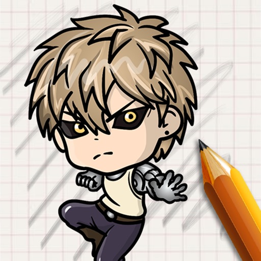 How to Draw Saitama Chibi, One Punch Man