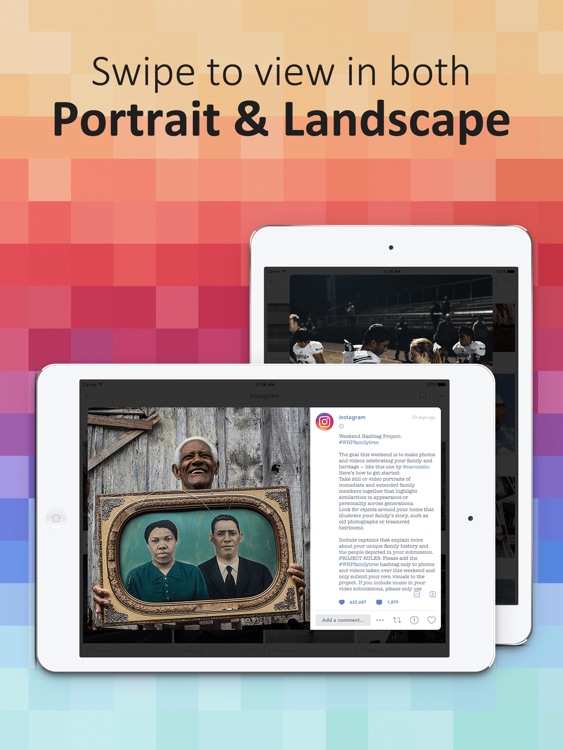 PadPics for Instagram - Free IG Photo & Videos Viewer for iPad