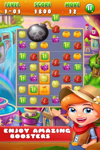 Sugar Fruit: Puzzle Mania Game screenshot 3