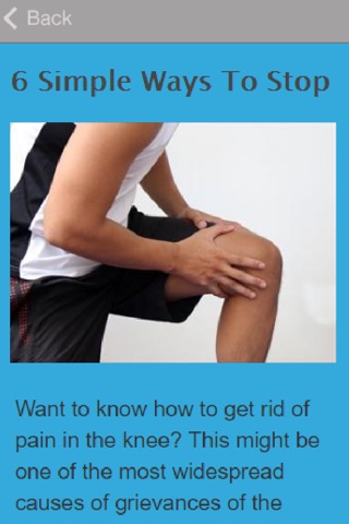 How To Get Rid Of Knee Pain screenshot 2