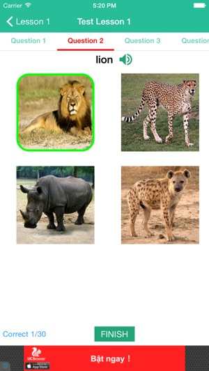 Learn English By Picture and Sound - Topic : Animals(圖3)-速報App