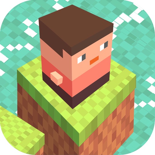 Control The Cube Man - Hop through the blocks iOS App