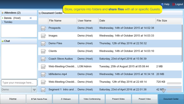Live Conference PRO™ Web Meetings screenshot-4