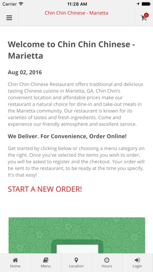 Chin Chin Chinese - Marietta Online Orde