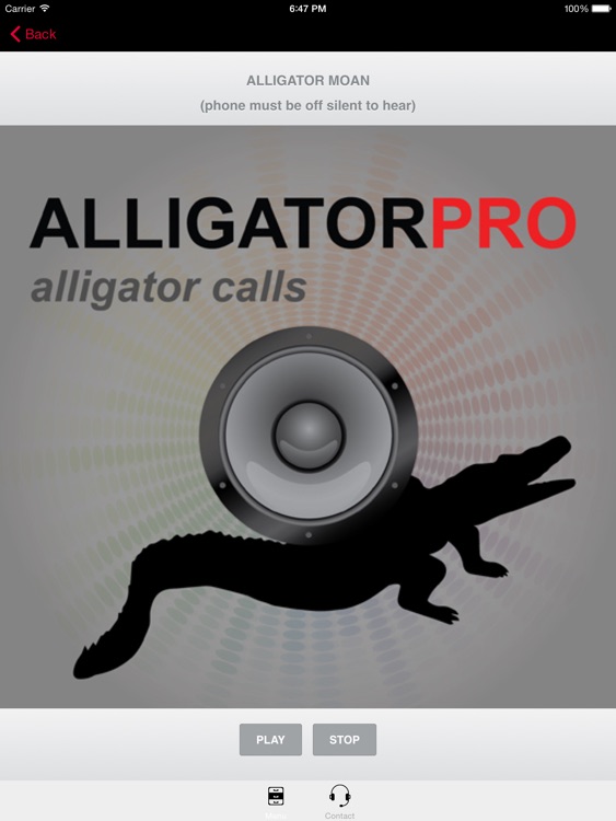 REAL Alligator Calls & Alligator Sounds (ad free) BLUETOOTH COMPATIBLE screenshot-0