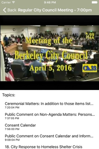 Berkeley Council Viewer screenshot 2