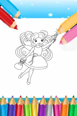 Game screenshot Draw Princess: Book Paint Color hack