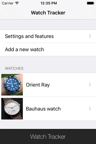 Watch Tracker screenshot 3