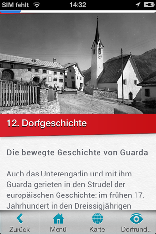 App Dorfrundgang Guarda screenshot 3