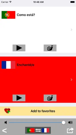 Game screenshot Portuguese / French Talking Phrasebook Translator Dictionary - Multiphrasebook hack