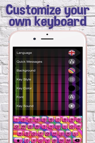Color Keyboard Maker – Custom Keyboards Themes & Colorful Skins with New Emoji and Fancy Fonts screenshot 3