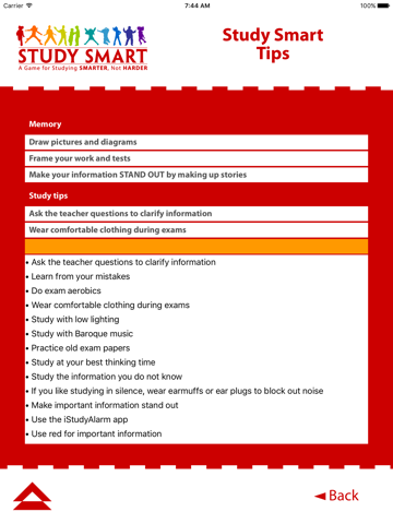 Study Smart Player Sheet screenshot 3