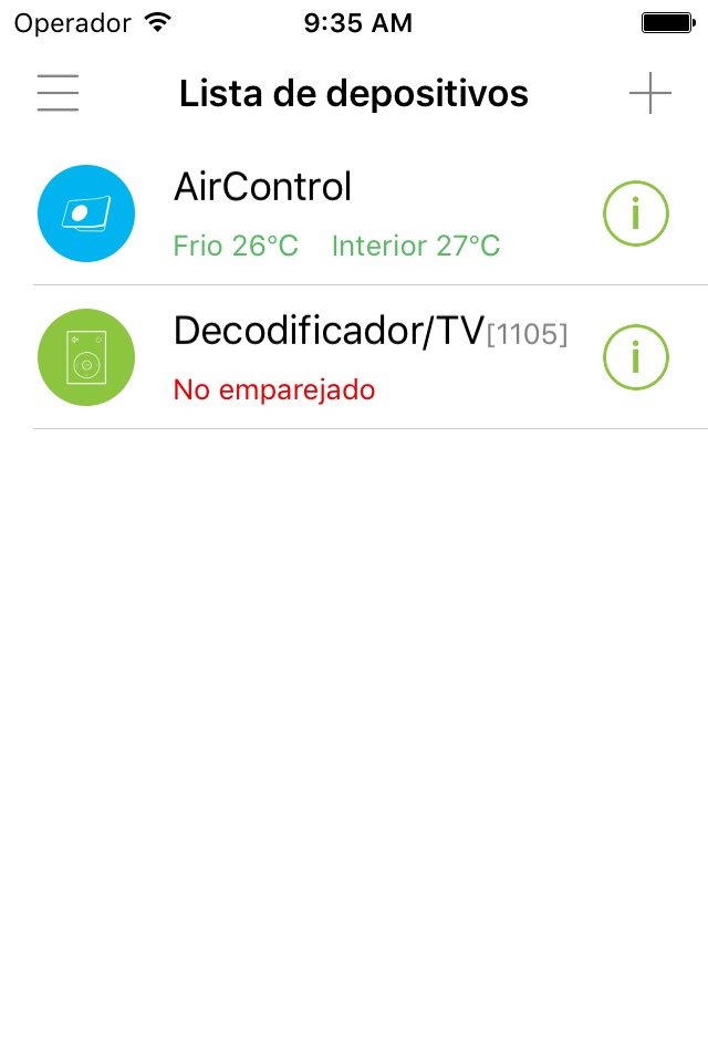 Efergy Air Control screenshot 2