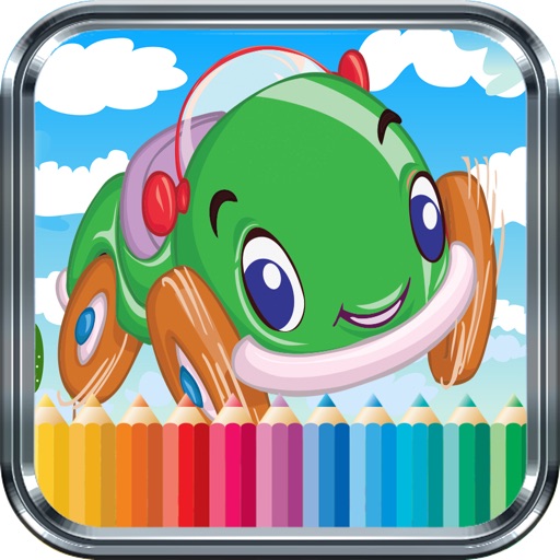 Kids Coloring Book Car - Educational Games For Kids & Toddler Icon