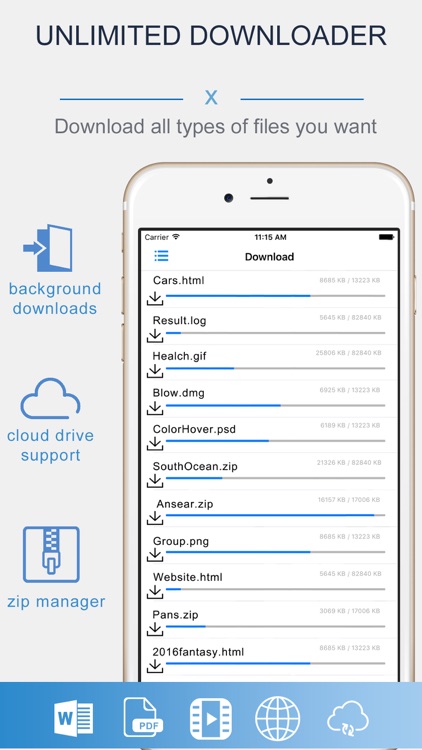 iDL Free - Cache Music, Video for Cloud Drive & Offline File Manager