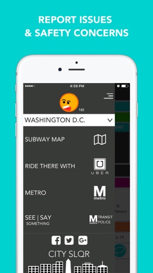 CitySlqr: DC Metro WMATA Transit & Travel App(圖2)-速報App