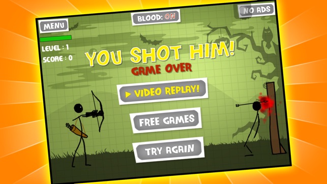 Stickman Pumpkin Shooting Showdown Bow and Arrow Free: Hallo(圖4)-速報App