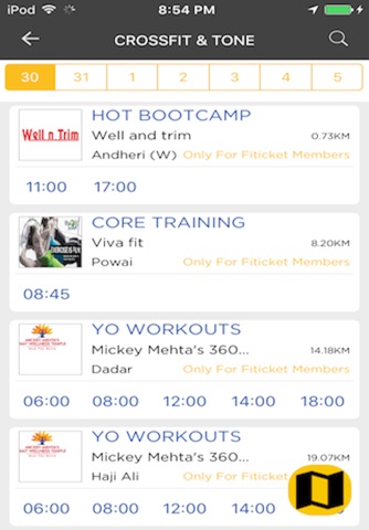 Fiticket - Fitness, Gyms, Dance, Yoga App India screenshot 2