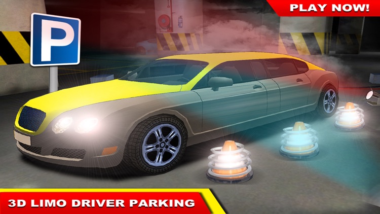 3D Limo Driver Parking Simulator Free Game screenshot-3