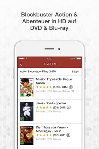 LOVEFiLM DVD & Blu-ray Verleih für iPhone screenshot 2