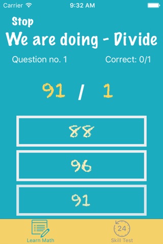 MathLearner screenshot 4