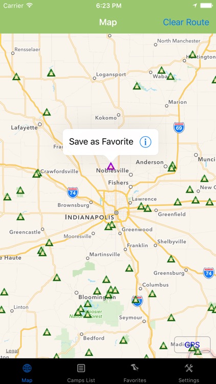Indiana – Camping & RV spots