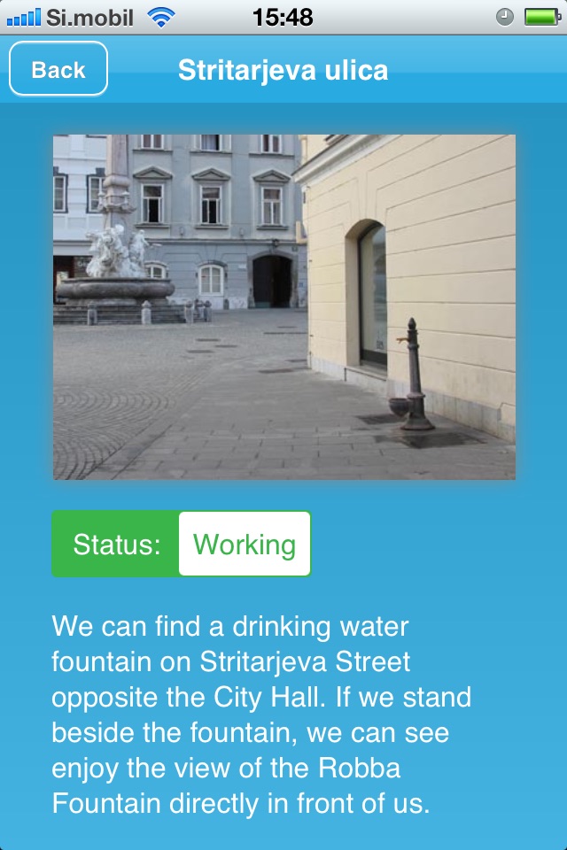 Tap Water Ljubljana screenshot 2