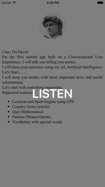 David: Your Personal Teacher and News Vocal Reader