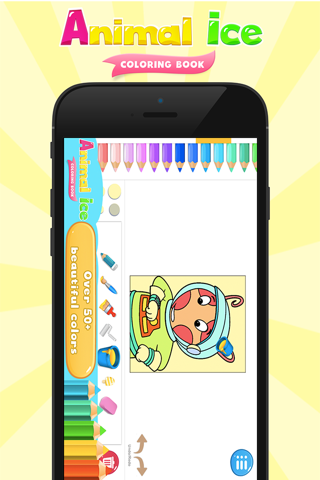 Coloring Book Animals Ice screenshot 3