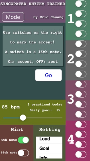 SYNCOPATED RHYTHM TRAINER(圖2)-速報App