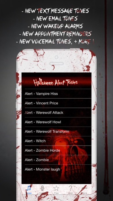 Halloween Alert Tones - Customize your new voicemail/email/sms/+more alerts Screenshot 3