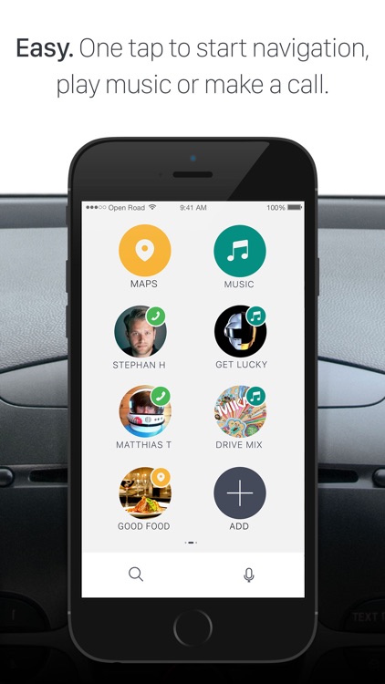 Open Road - The best driving experience for Maps Navigation, Music, and Calling in the Car