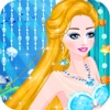 人鱼公主的美发沙龙 - 小公主的舞会沙龙,女孩免费美容换装化妆游戏