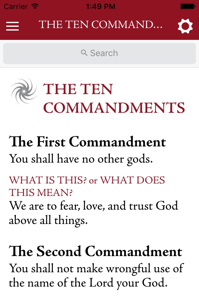Luther’s Small Catechism screenshot 2