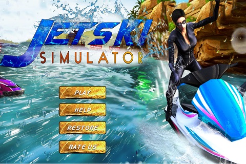 Water Jet Ski Riptide 3D - speed boat stunts and ship wipeout simulator screenshot 4